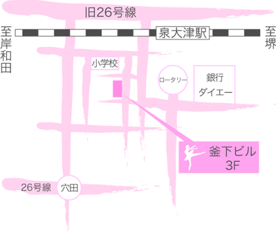 泉大津教室　地図