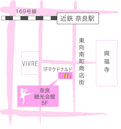 奈良教室　地図